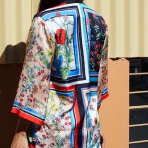 Koko Patchwork Print Open Front Jacket - Picture 3 of 16